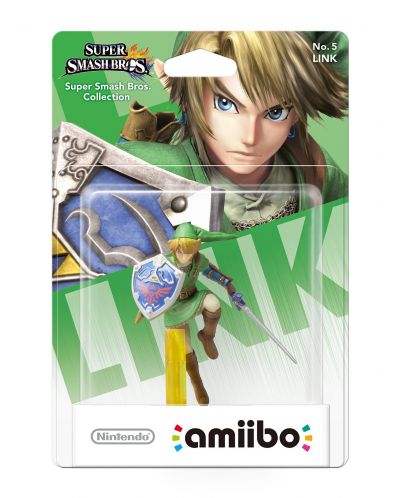 Nintendo Amiibo фигура - Link [Super Smash Bros. Колекция] (Wii U) - 6